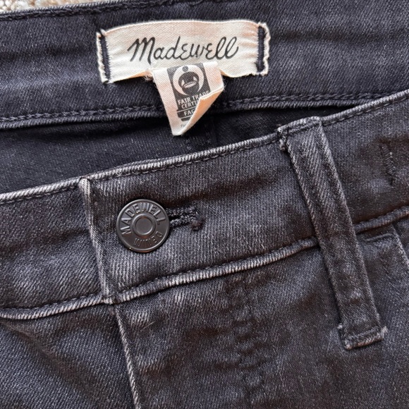 MADEWELL Plus Skinny Flare Jeans in Bellhaven Wash: Slit-Hem Edition Size: 18W - Picture 9 of 11